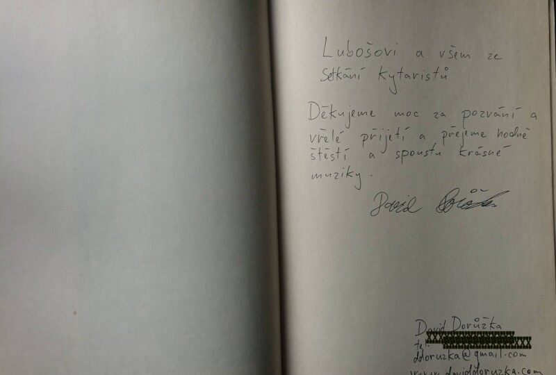 David Dorůžka v kronice